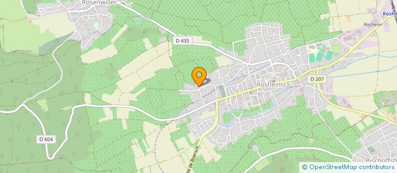 localisation de l'entreprise MICROSCIENCE  ROSHEIM