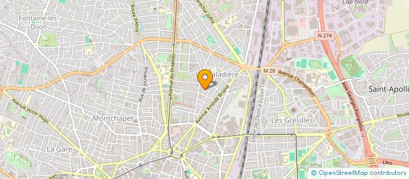 localisation de l'entreprise MICROSCOPIE ET SERVICES à DIJON