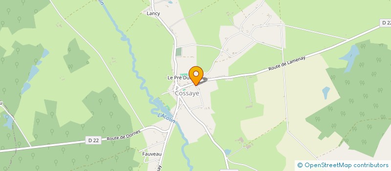 localisation de l'entreprise @MICROSERVICES à COSSAYE