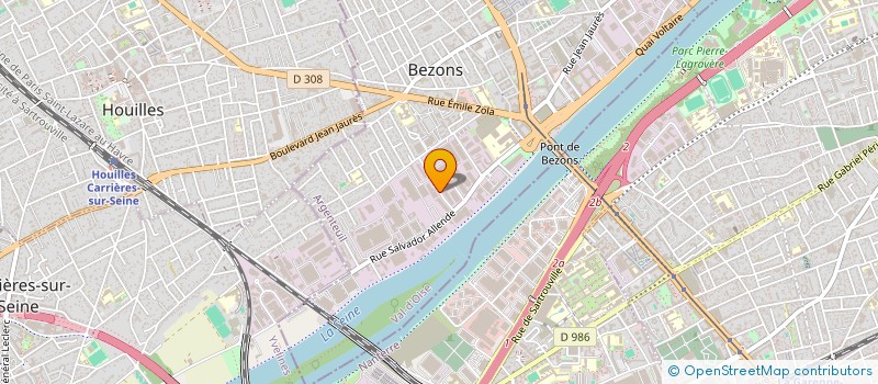 localisation de l'entreprise MICROSHIFT  BEZONS