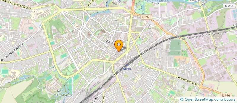 localisation de l'entreprise MICROSILLON à ARRAS