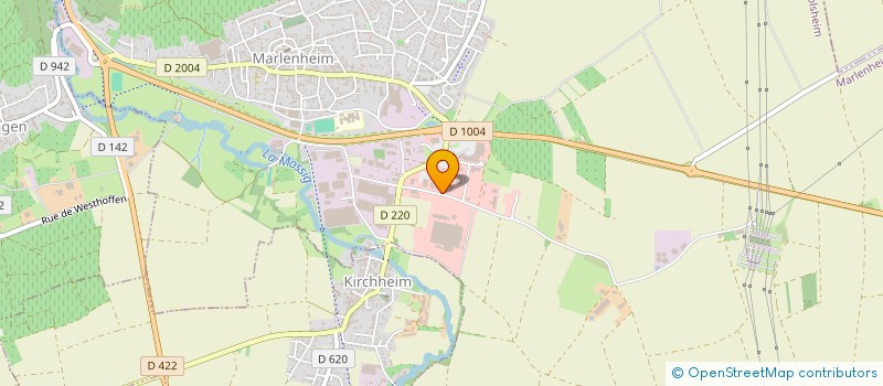 localisation de l'entreprise MICROSTARS  MARLENHEIM