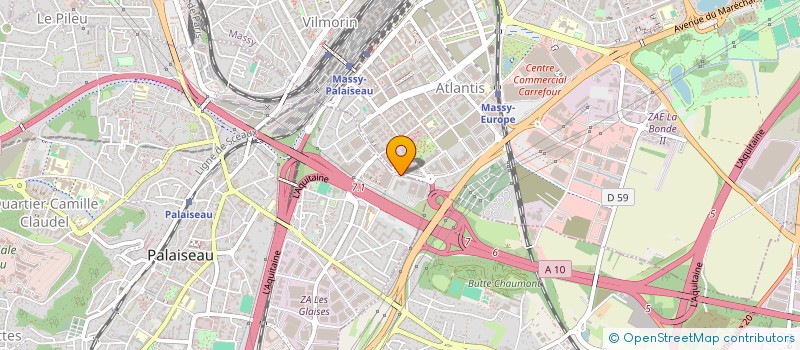 localisation de l'entreprise MICROTACTIS SARL à PALAISEAU