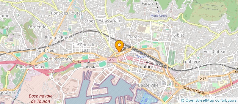 localisation de l'entreprise MICROTECH FRANCE à TOULON
