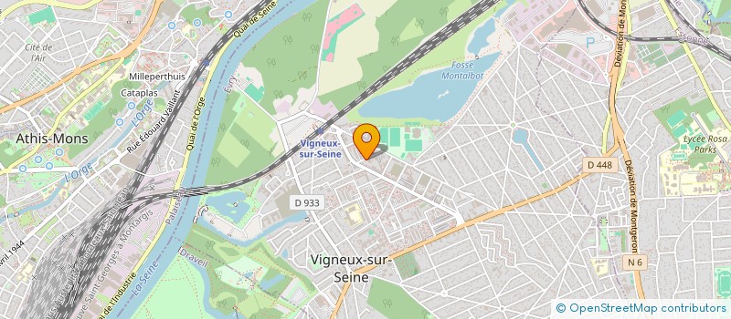 localisation de l'entreprise MICROTEL 91 à VIGNEUX-SUR-SEINE