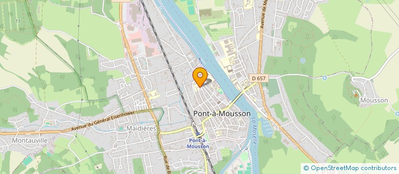 localisation de l'entreprise MICROTEL CLUB  PONT-A-MOUSSON