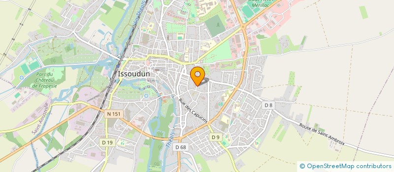 localisation de l'entreprise MICROTIME à ISSOUDUN