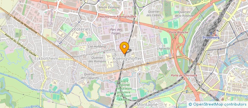localisation de l'entreprise MICROTONIC à STRASBOURG