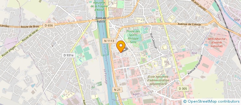 localisation de l'entreprise MICROTOPO à AGEN