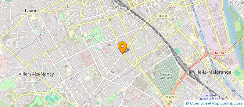 localisation de l'entreprise MICROVEGA à NANCY