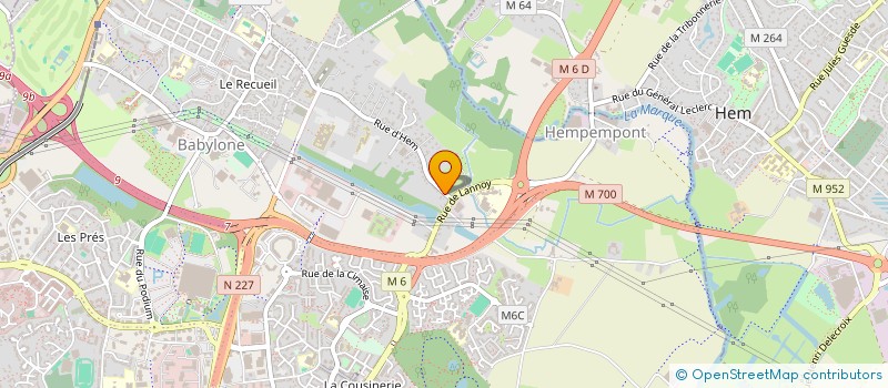 localisation de l'entreprise MICROWAVE CHARACTERIZATION CENTER  VILLENEUVE D ASCQ