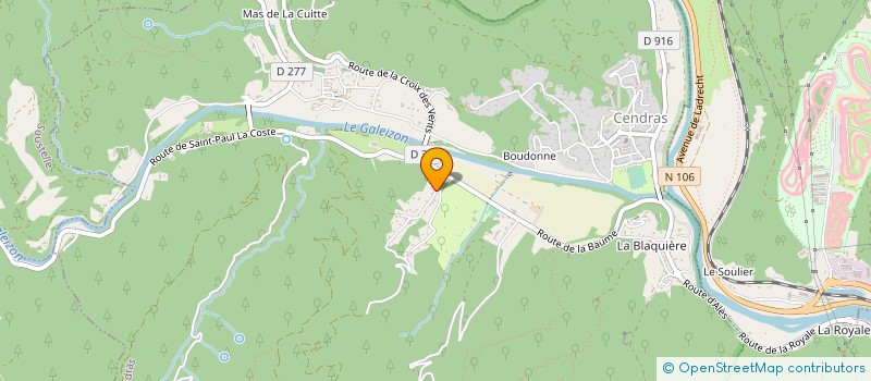 localisation de l'entreprise MICSTE  CENDRAS