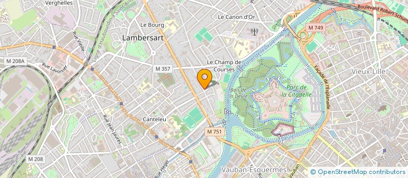 localisation de l'entreprise MICV INVEST à LAMBERSART