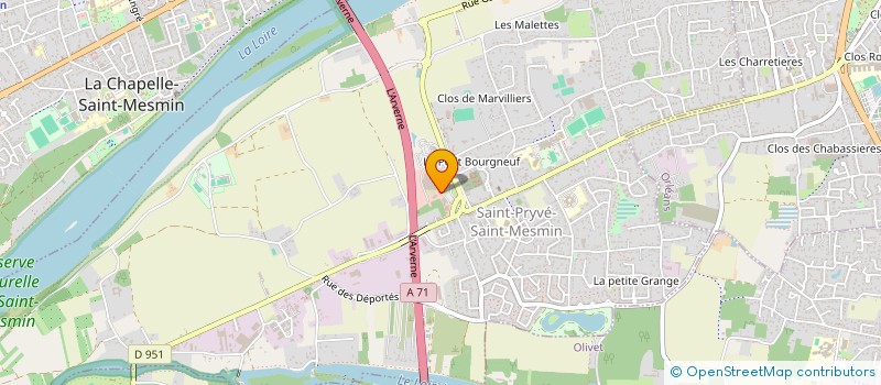 localisation de l'entreprise MICY à SAINT-PRYVE-SAINT-MESMIN