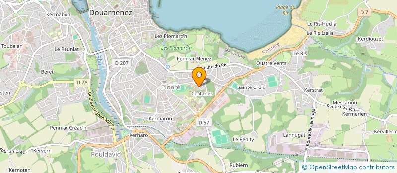 localisation de l'entreprise MICYL  DOUARNENEZ