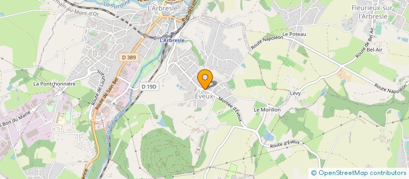 localisation de l'entreprise MICYUP  EVEUX