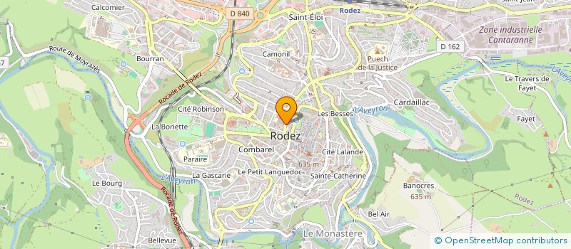 localisation de l'entreprise MID à RODEZ