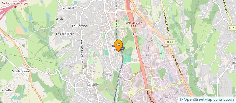 localisation de l'entreprise MID-CARE à DARDILLY