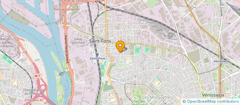 localisation de l'entreprise MID ELEC à SAINT-FONS
