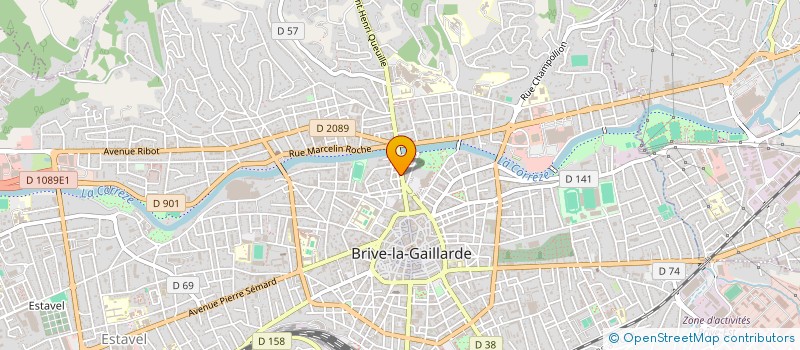 localisation de l'entreprise MID FOOD  BRIVE-LA-GAILLARDE