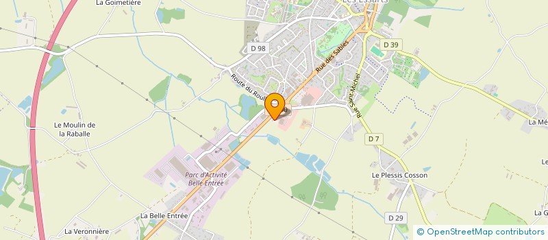localisation de l'entreprise MID'OUEST DIFFUSION à ESSARTS-EN-BOCAGE