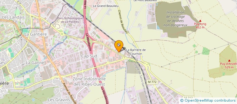 localisation de l'entreprise MID PARTICIPATIONS  CLERMONT-FERRAND