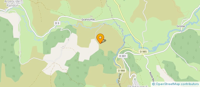 localisation de l'entreprise MID-WEST à MONT LOZERE ET GOULET