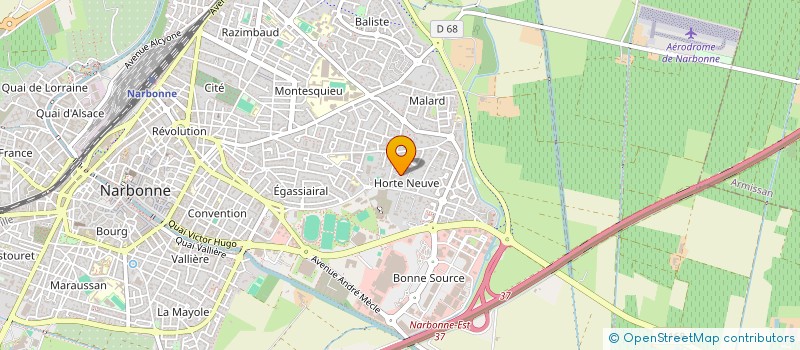 localisation de l'entreprise MIDA à NARBONNE