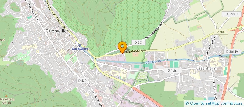 localisation de l'entreprise MIDAC FRANCE  GUEBWILLER
