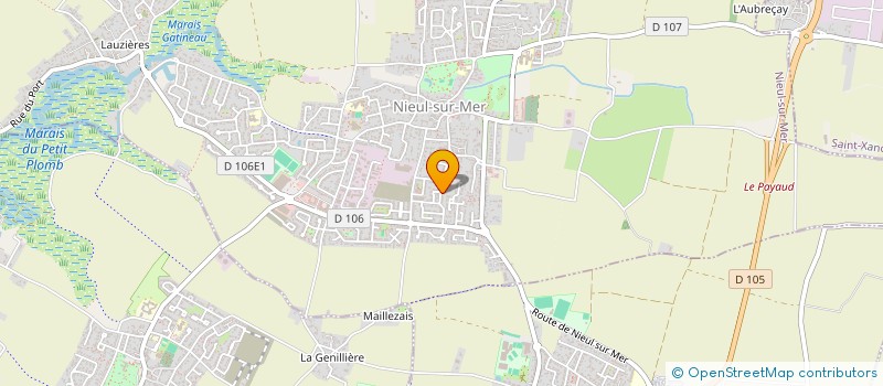 localisation de l'entreprise MIDADOPE  NIEUL-SUR-MER