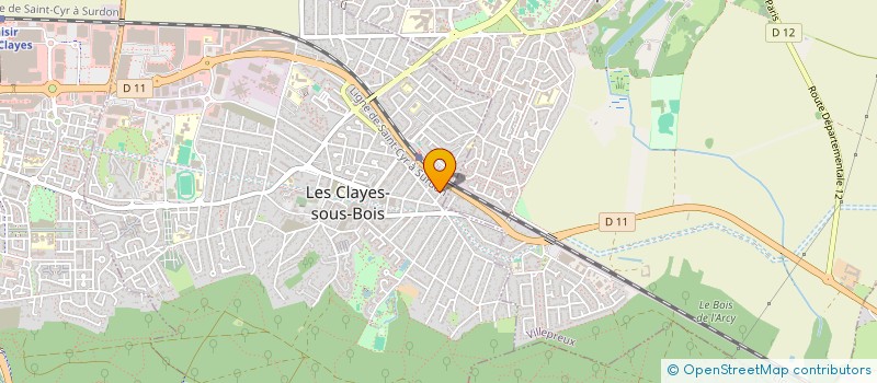localisation de l'entreprise MIDAV CONCEPT à LES CLAYES-SOUS-BOIS