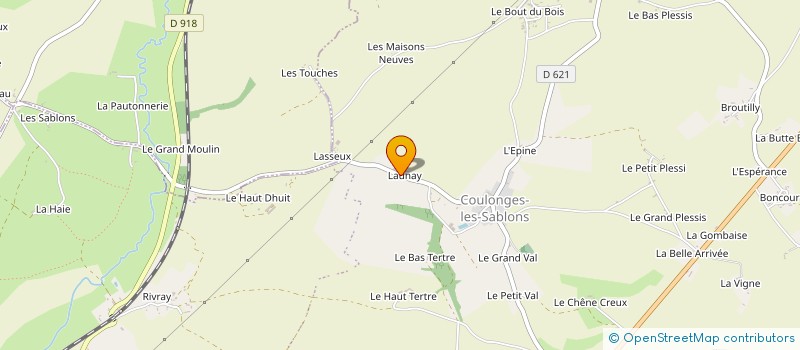 localisation de l'entreprise MIDBAC à SABLONS-SUR-HUISNE