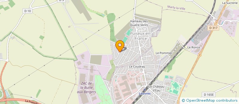 localisation de l'entreprise MIDDLE CAB  EPIAIS-LES-LOUVRES