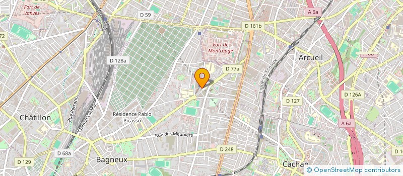 localisation de l'entreprise MIDECO à BAGNEUX