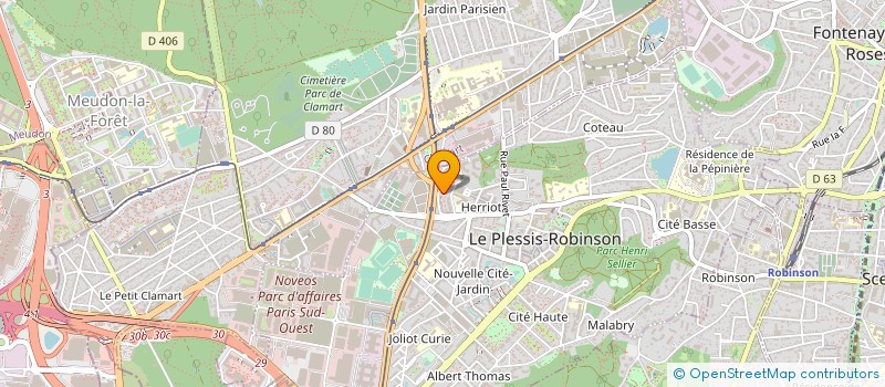 localisation de l'entreprise MIDEF à LE PLESSIS-ROBINSON
