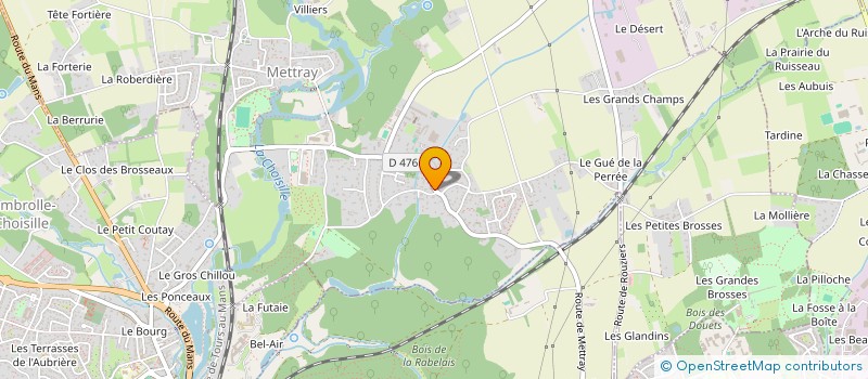 localisation de l'entreprise MIDEL  METTRAY