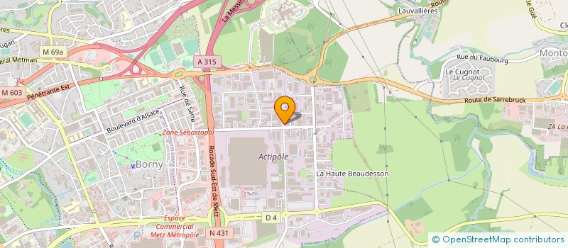 localisation de l'entreprise MIDEM SERVICE à METZ