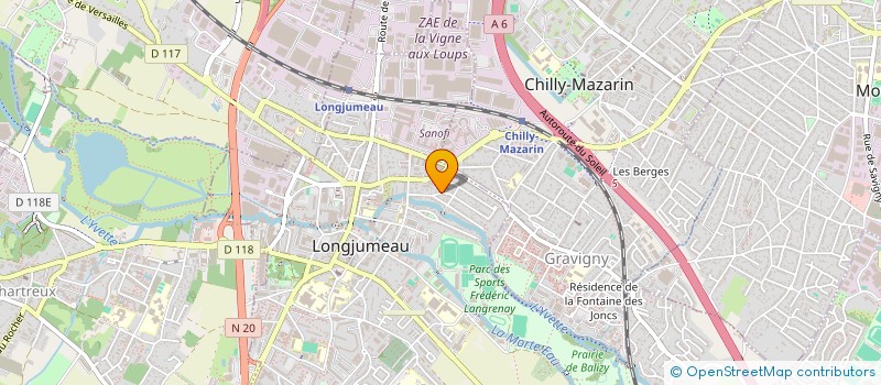 localisation de l'entreprise MIDERA IMMO à LONGJUMEAU