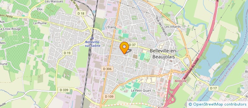 localisation de l'entreprise MIDES INTERNATIONAL à BELLEVILLE-EN-BEAUJOLAIS