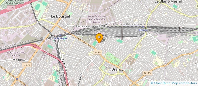 localisation de l'entreprise MIDF à DRANCY