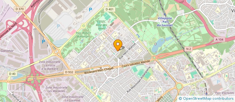 localisation de l'entreprise MIDF INTERVILLE à AULNAY-SOUS-BOIS