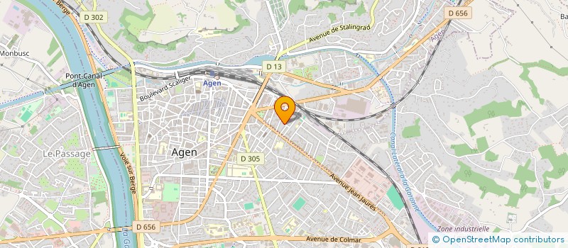 localisation de l'entreprise MIDGAR  AGEN