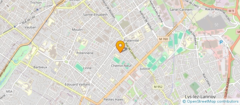 localisation de l'entreprise MIDGAR INVEST  ROUBAIX