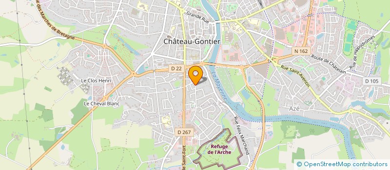 localisation de l'entreprise MIDGARD  CHATEAU-GONTIER-SUR-MAYENNE