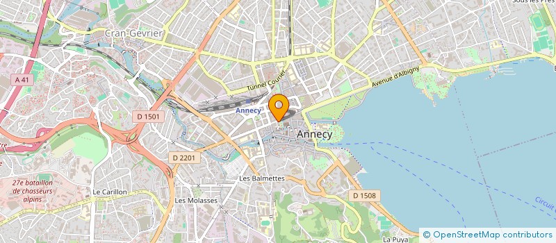 localisation de l'entreprise MIDGET à ANNECY
