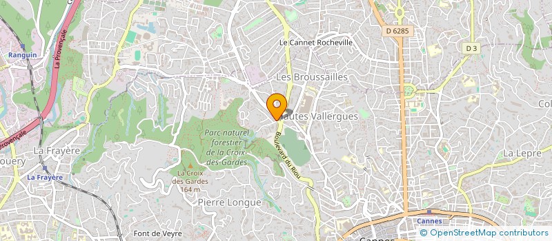 localisation de l'entreprise MIDI 21 à CANNES