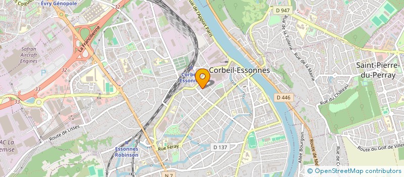 localisation de l'entreprise MIDI à CORBEIL-ESSONNES
