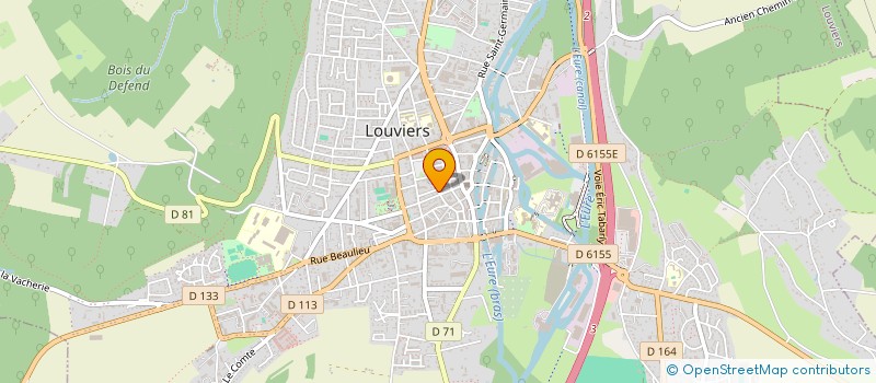 localisation de l'entreprise MIDI à LOUVIERS