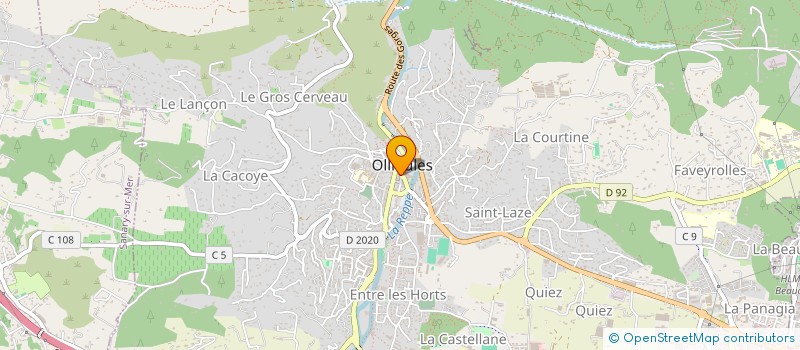 localisation de l'entreprise MIDI à OLLIOULES