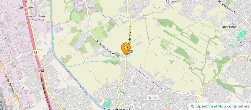 localisation de l'entreprise MIDI AQUITAINE TRAVAUX PUBLICS  CASTELGINEST